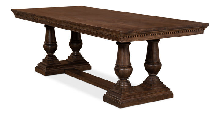 American Home Furniture | Sarreid - Joshua Pedestal Dining Table