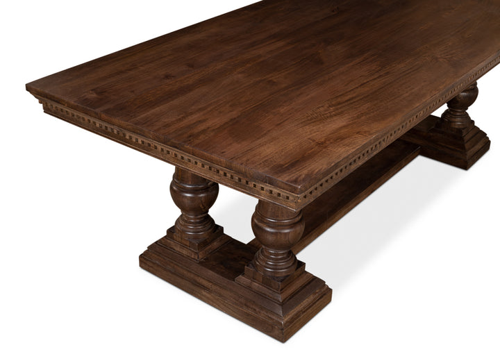 American Home Furniture | Sarreid - Joshua Pedestal Dining Table