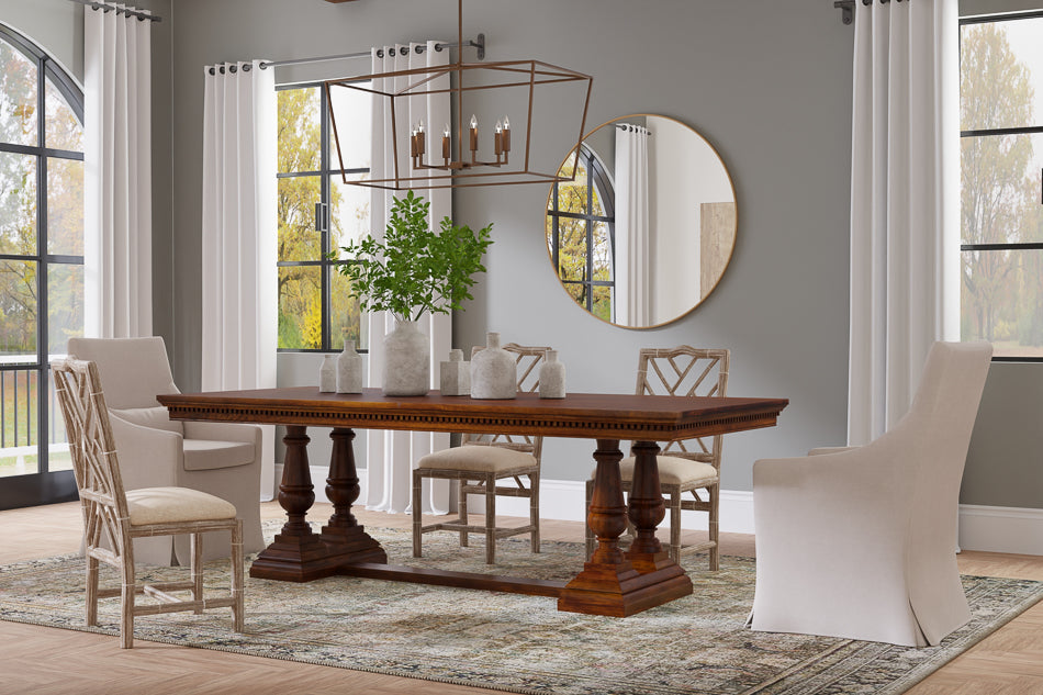 American Home Furniture | Sarreid - Joshua Pedestal Dining Table