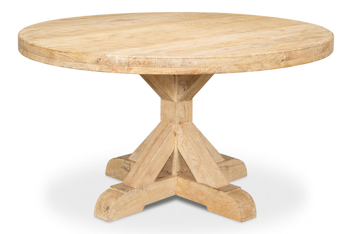 American Home Furniture | Sarreid - Oleski Round Dining Table