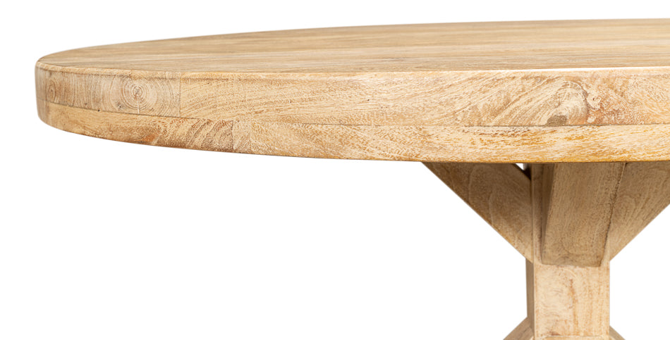 American Home Furniture | Sarreid - Oleski Round Dining Table