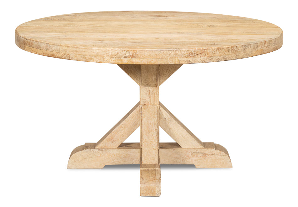 American Home Furniture | Sarreid - Oleski Round Dining Table