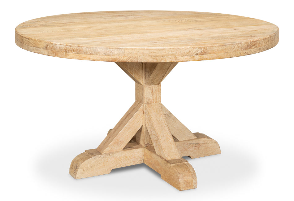 American Home Furniture | Sarreid - Oleski Round Dining Table