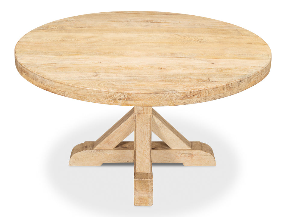 American Home Furniture | Sarreid - Oleski Round Dining Table