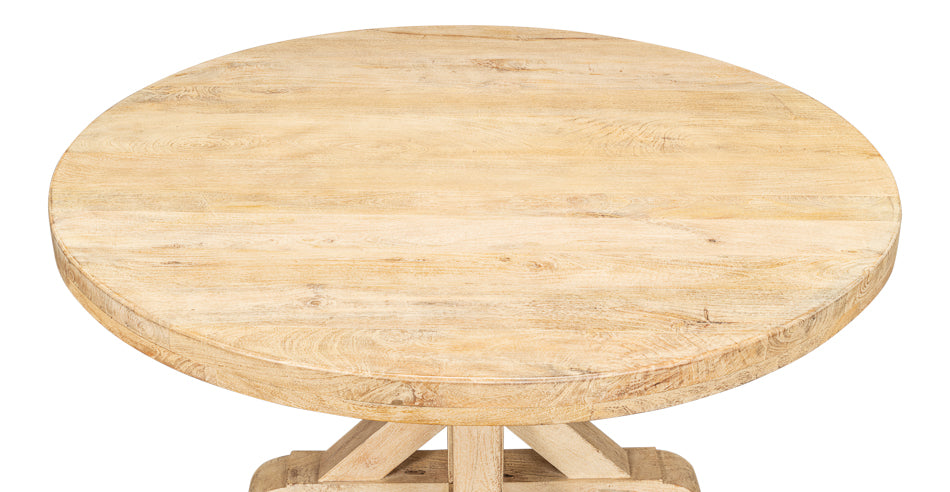 American Home Furniture | Sarreid - Oleski Round Dining Table