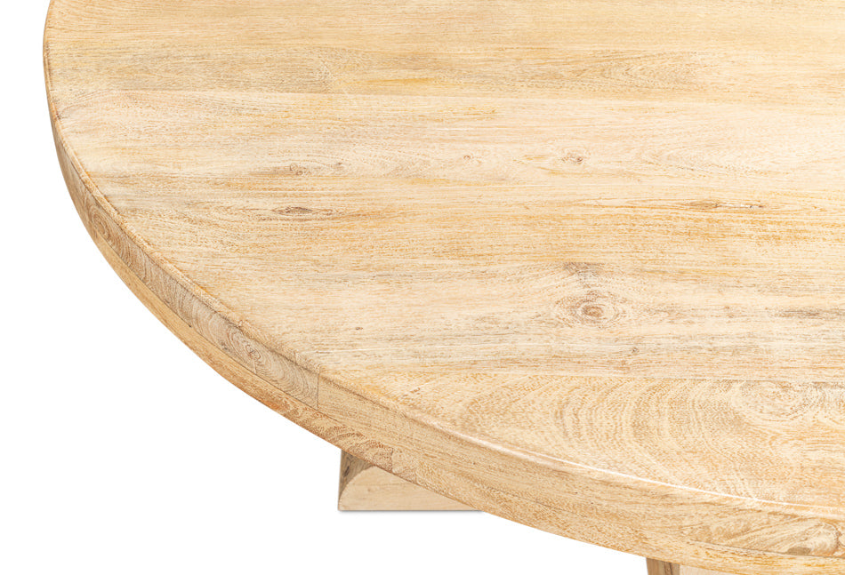 American Home Furniture | Sarreid - Oleski Round Dining Table