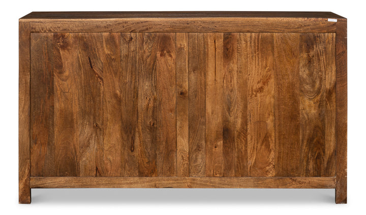 American Home Furniture | Sarreid - Battle Chainmail 4 Door Sideboard
