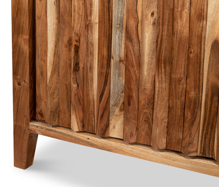 American Home Furniture | Sarreid - Facet Three Door Sideboard