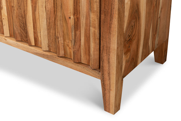 American Home Furniture | Sarreid - Facet Three Door Sideboard