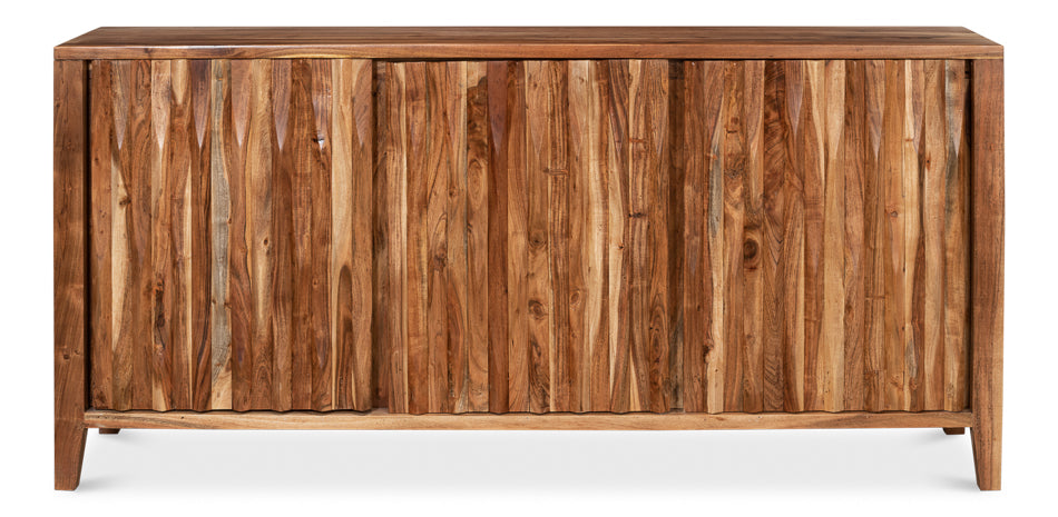 American Home Furniture | Sarreid - Facet Three Door Sideboard