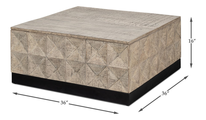 American Home Furniture | Sarreid - Geo Coffee Table - Large