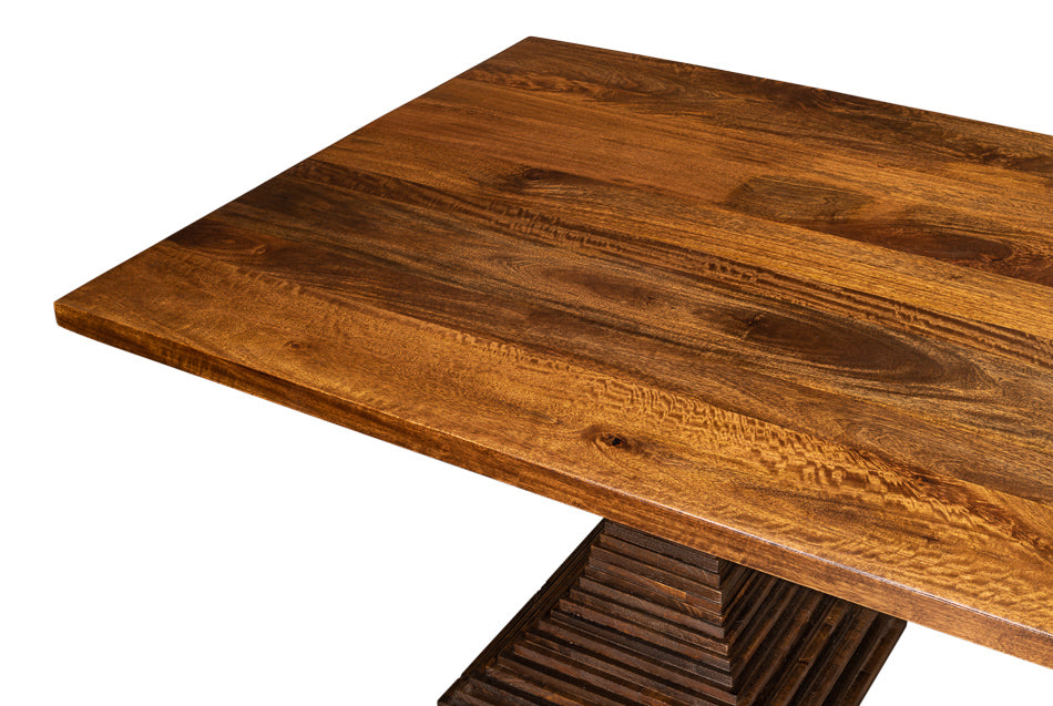 American Home Furniture | Sarreid - Aesthetic Pedestal Dining Table