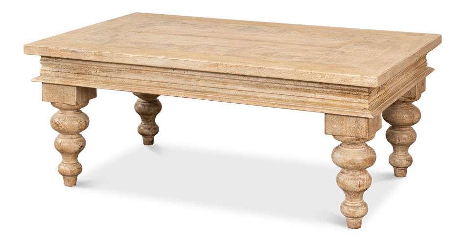 American Home Furniture | Sarreid - Josephine Parquet Coffee Table