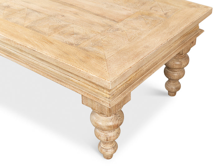 American Home Furniture | Sarreid - Josephine Parquet Coffee Table