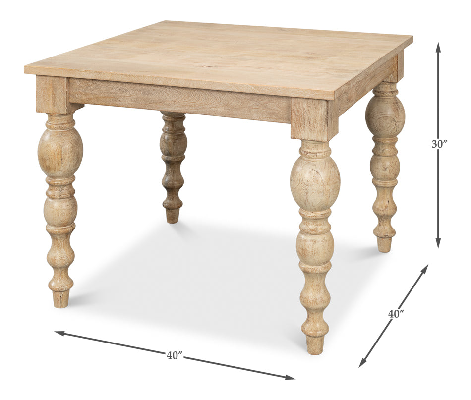 American Home Furniture | Sarreid - Jocelyn Dining Table - Square