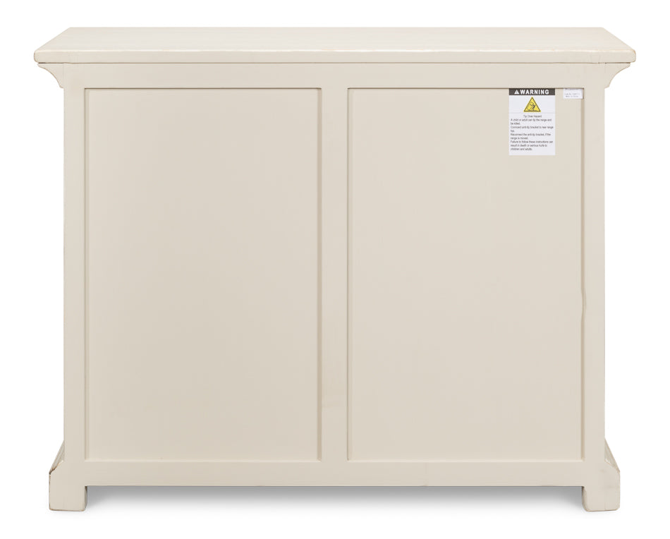 American Home Furniture | Sarreid - Sonya Commode - Antique White