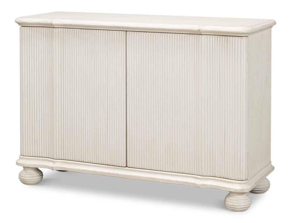 American Home Furniture | Sarreid - Astrid Entrance Commode - Antique White