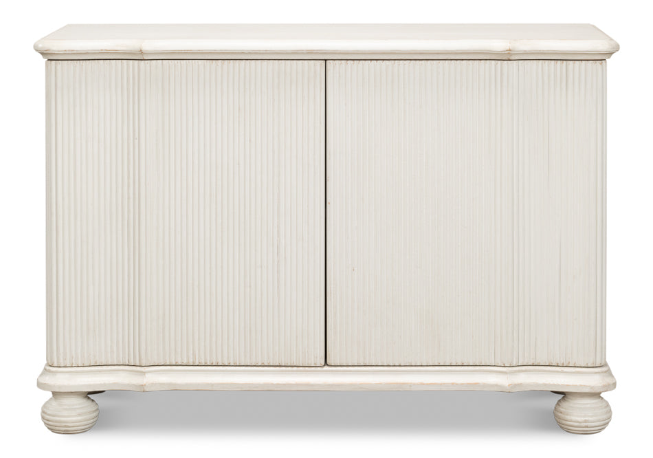 American Home Furniture | Sarreid - Astrid Entrance Commode - Antique White