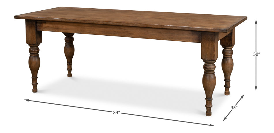 American Home Furniture | Sarreid - Gabby Dining Table - Brown