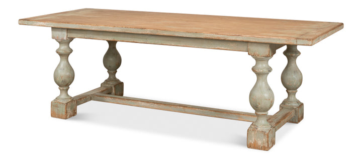 American Home Furniture | Sarreid - Owen Dining Table - Sage