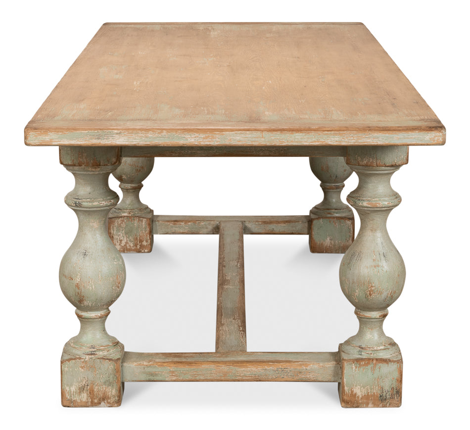 American Home Furniture | Sarreid - Owen Dining Table - Sage