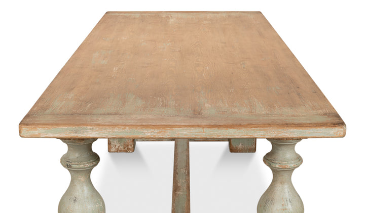 American Home Furniture | Sarreid - Owen Dining Table - Sage