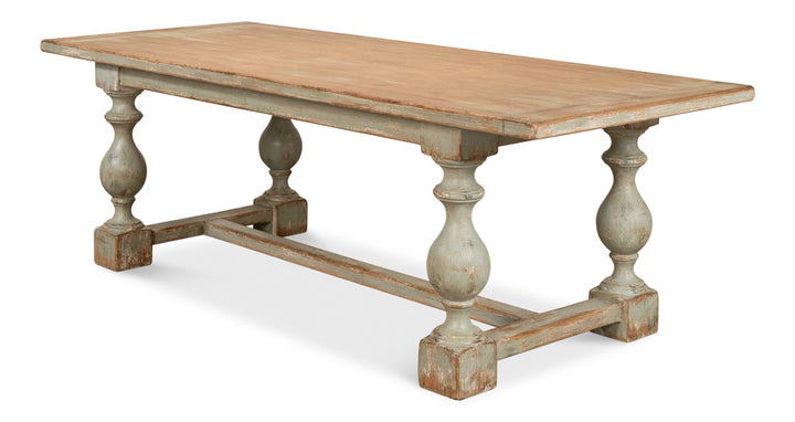 American Home Furniture | Sarreid - Owen Dining Table - Sage