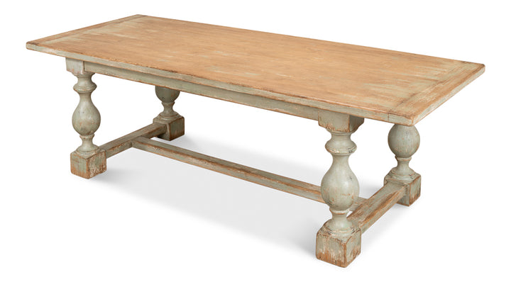 American Home Furniture | Sarreid - Owen Dining Table - Sage