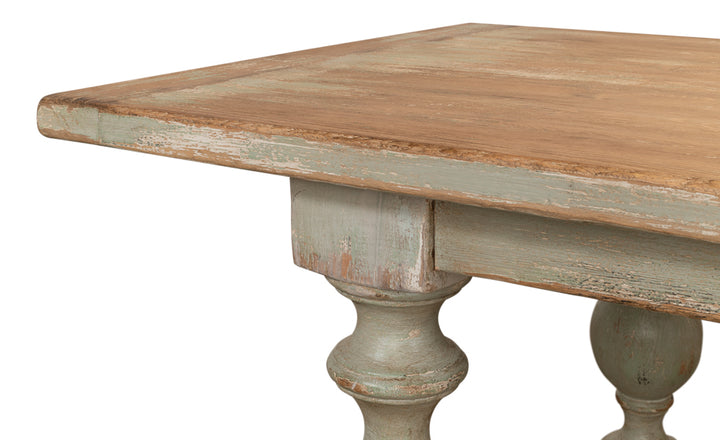 American Home Furniture | Sarreid - Owen Dining Table - Sage