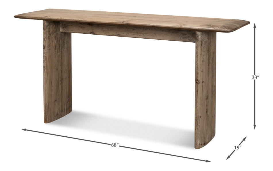 American Home Furniture | Sarreid - Andre Console Table - Natural