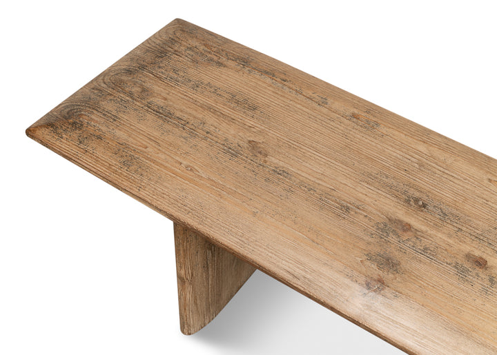 American Home Furniture | Sarreid - Andre Bench - Natural