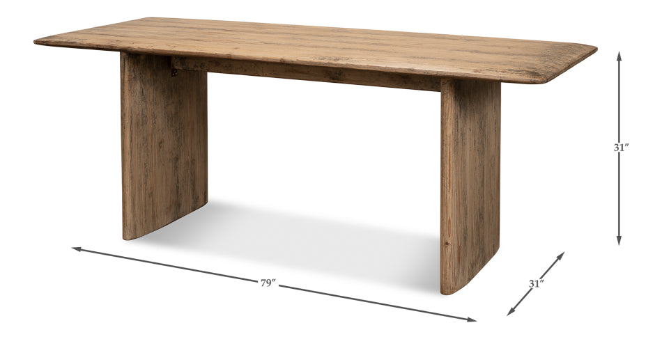 American Home Furniture | Sarreid - Andre Dining Table - Natural