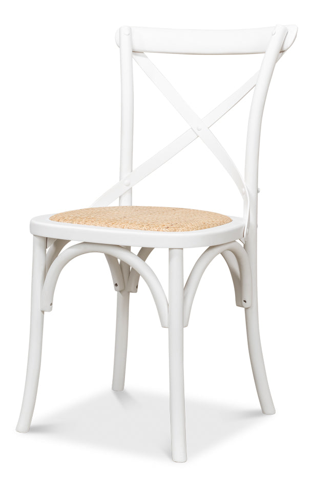 American Home Furniture | Sarreid - Tuileries Side Chair - White - Set of 2