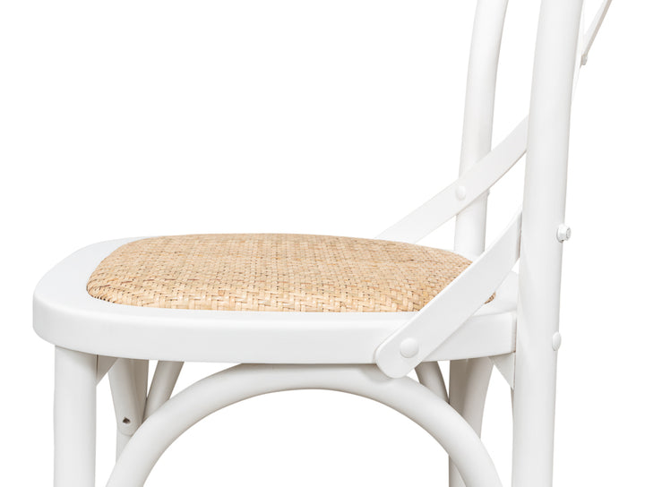 American Home Furniture | Sarreid - Tuileries Side Chair - White - Set of 2