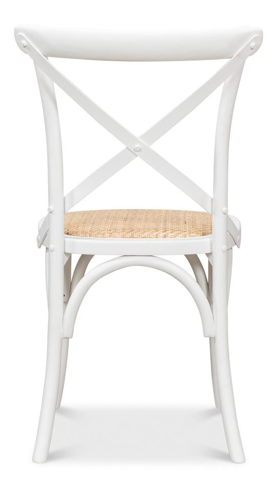 American Home Furniture | Sarreid - Tuileries Side Chair - White - Set of 2