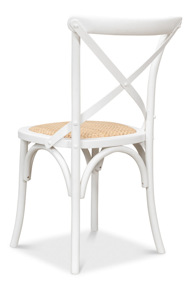 American Home Furniture | Sarreid - Tuileries Side Chair - White - Set of 2