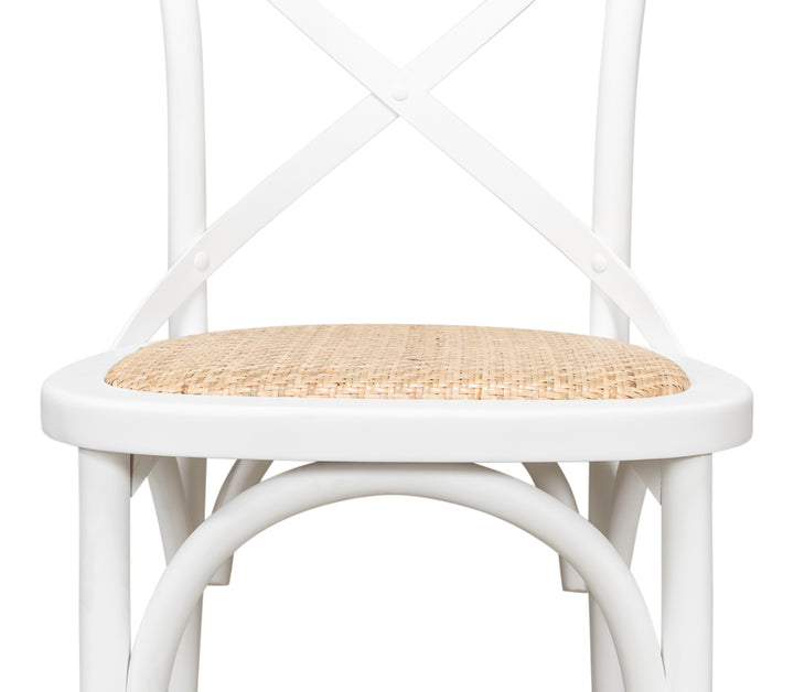 American Home Furniture | Sarreid - Tuileries Side Chair - White - Set of 2