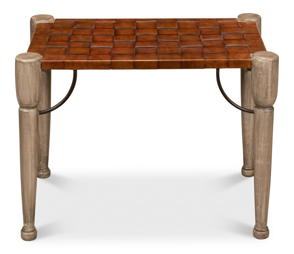 American Home Furniture | Sarreid - Decota Vineyards One Seater Bench