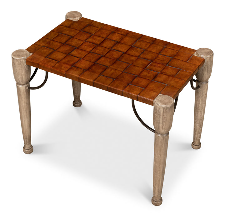 American Home Furniture | Sarreid - Decota Vineyards One Seater Bench