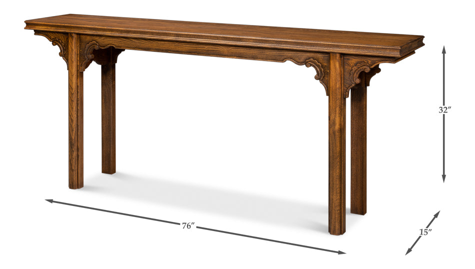 American Home Furniture | Sarreid - Equestrian Console Table