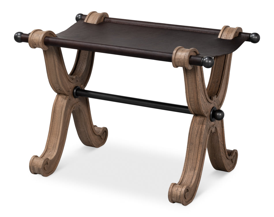 American Home Furniture | Sarreid - Joyner Equestrian Bench