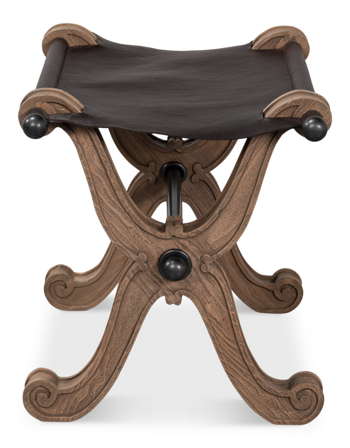 American Home Furniture | Sarreid - Joyner Equestrian Bench