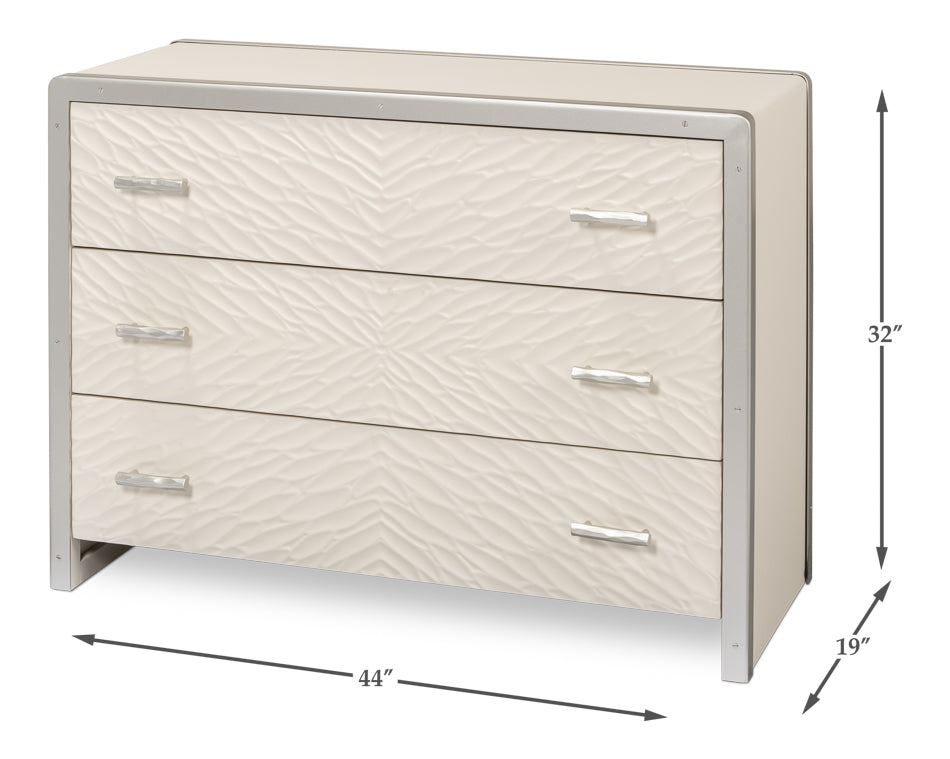 American Home Furniture | Sarreid - Textures Commode