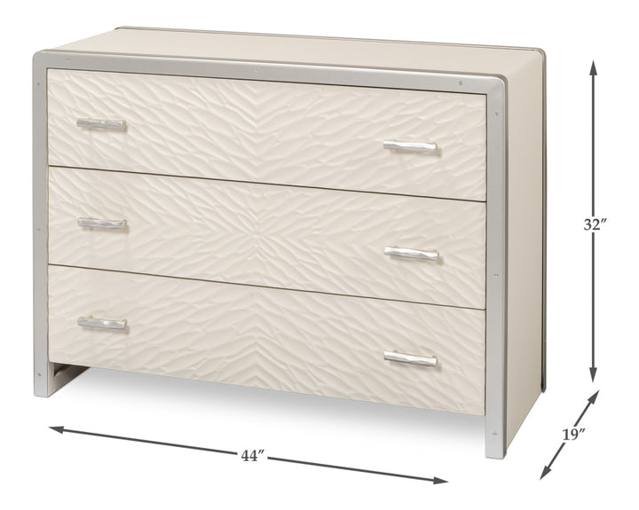 American Home Furniture | Sarreid - Textures Commode