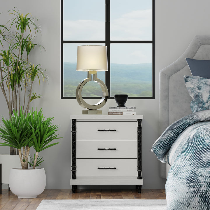 American Home Furniture | Sarreid - Elegance Nightstand 1