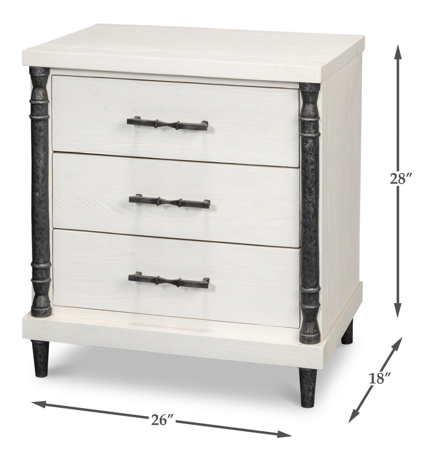 American Home Furniture | Sarreid - Elegance Nightstand 1