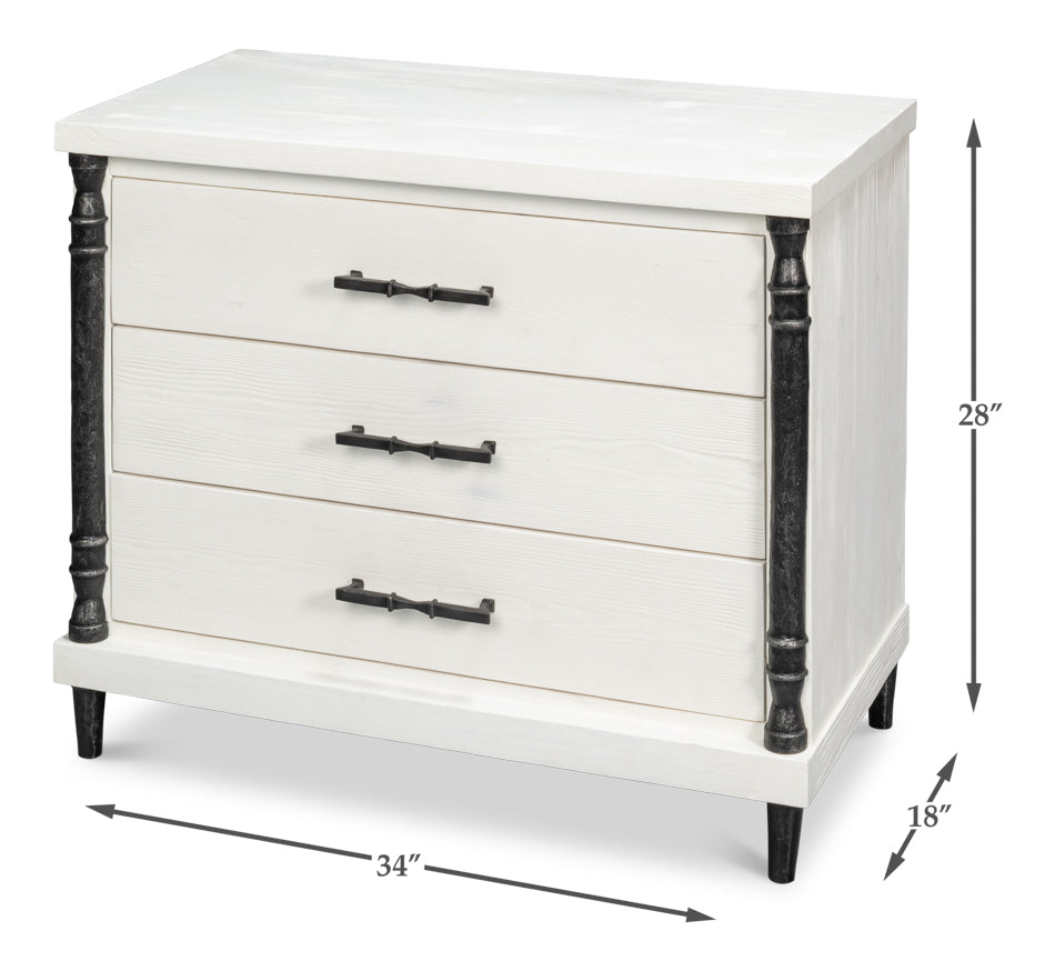 American Home Furniture | Sarreid - Elegance Nightstand 2