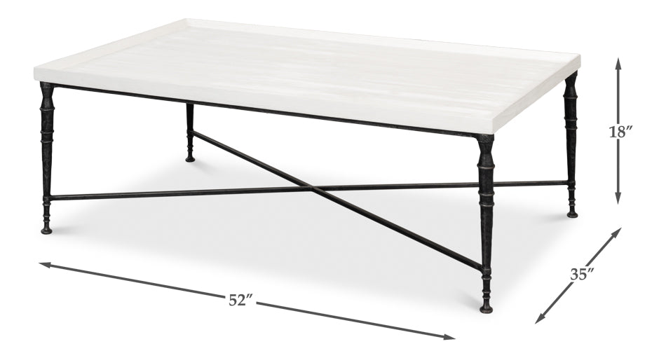 American Home Furniture | Sarreid - Nathaniel Elegance Cocktail Table