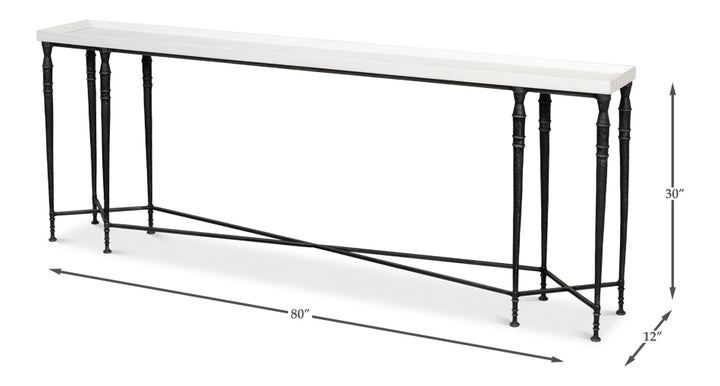 American Home Furniture | Sarreid - Nathaniel Elegance Console Table 1