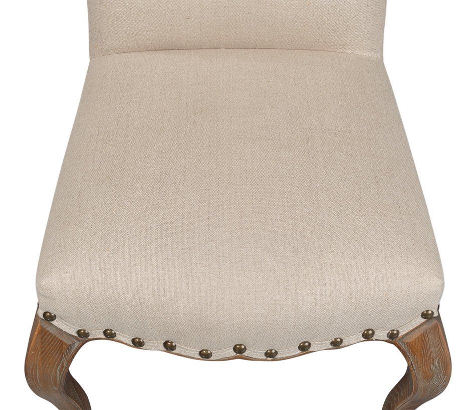 American Home Furniture | Sarreid - Thorne Side Chair - Beige - Set of 2